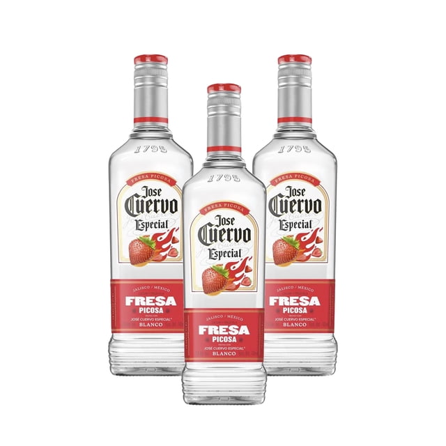 Pack De 3 Tequila Jose Cuervo Especial Fresa Picosa 700Ml