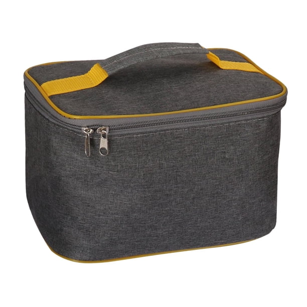 Lonchera con aislamiento, bolsa de almuerzo, reutilizable, liviana, con asa, bolsas de aislamiento térmico, lonchera para mochileros en la playa