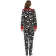 thumbnail image 5 of URMAGIC URMAGIC Christmas Family Matching Cotton Hooded Onesie Pjs Footed Sleepwear Elk Pajamas Set, 5 of 7