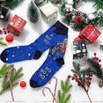 thumbnail image 3 of SATINIOR Men Holiday Socks Colorful Unisex Xmas Socks Stylish Patterned Sock Men Festive Present Socks, 3 of 4