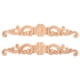 thumbnail image 1 of EeaseMX 2 piezas de flores adhesivas para tallar madera, delicadas flores para la cabeza de la puerta, apliques creativos de madera maciza para muebles, decoración de puertas de gabinetes, tamaño 1, 1 of 8
