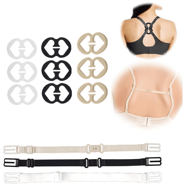 Clips Sujetador Correas Bra Strap Elástico Ajustable 12pzs