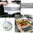 thumbnail image 5 of 2.9 Gal(11L) Collapsible Wash Basin with Drain Plug, Space Saving Multiuse Foldable Sink Tub,Dishpan,RV camping sink,Vegetable Washing basin,Ice Beverage Tubs,Laundry & Kitchen Use, 5 of 6