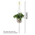 thumbnail image 2 of Maceta colgante para plantas, extra larga, con borlas, para colgar plantas, 2 of 5