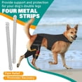 thumbnail image 3 of Dog Knee Brace for Hind Legs ACL Support, Adjustable Double Leg Brace for Arthritis, Luxating Patella & Joint Pain, Secure Fit Recovery Wrap, 3 of 8