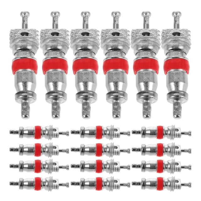 CIMAXIC 100pcs Car Truck Motorcycle Replacement Tire Tyre Stem Core Part,0.79"X0.24"X0.24"