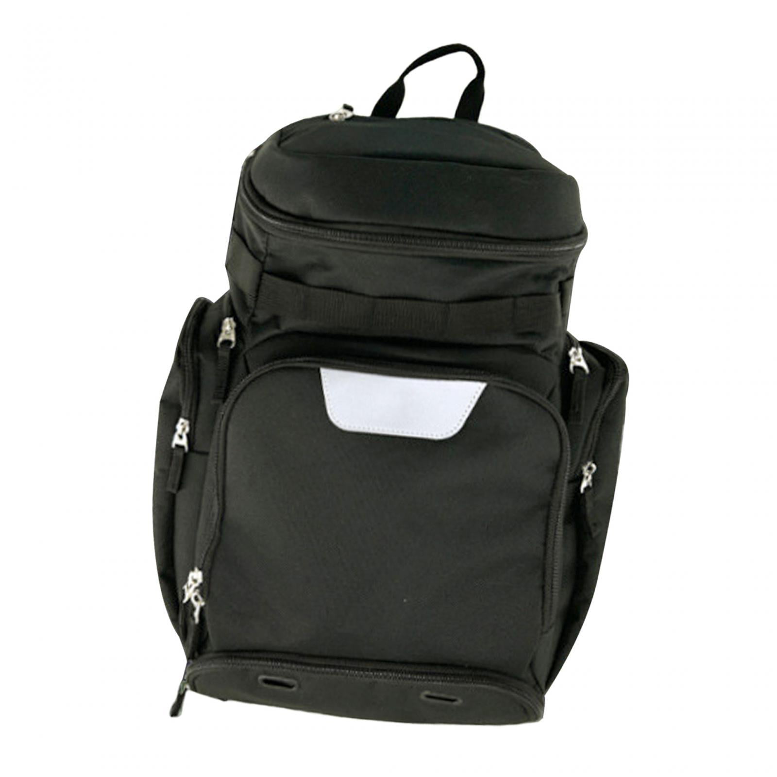 Basketball Soccer Bag Travel Bag with Shoe and Ball Compartment Sport Bag for Purpose Baseball Bag Large Capacity Black