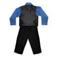 thumbnail image 3 of Avery Hill Boys 4 Piece Pinstripe Vest Set (Toddler, Little Boys, Big Boys), 3 of 4
