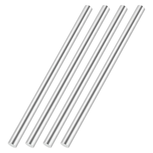 Uxcell Aluminum Round Rod, 3/4 Inch Diameter 6061 Solid Metal Bar 13 Inch Length 4Pcs