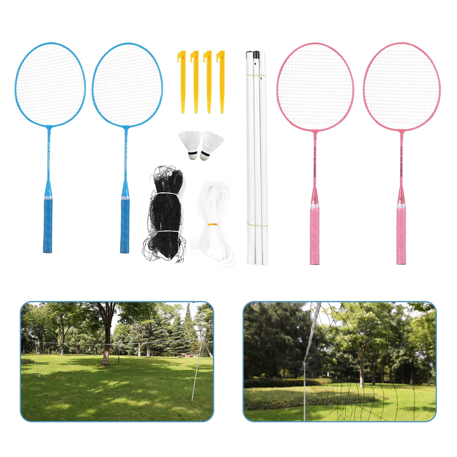 Children Badminton Set Badminton Rackets Four Packs Badminton Rack