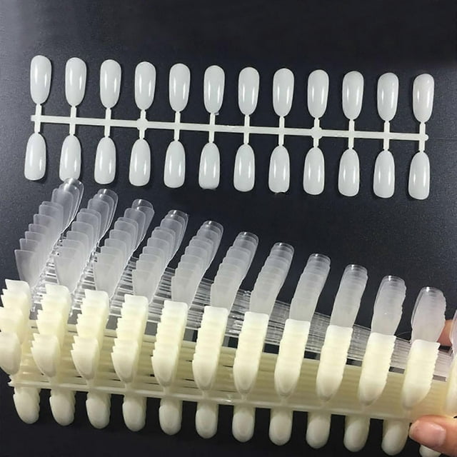240Pcs Oval False Nails Fake Nails for Salon Use DIY Nail Art