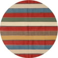 thumbnail image 1 of Ahgly Company Indoor Round Contemporary Red Oriental Area Rugs, 4' Round, 1 of 6