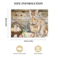 thumbnail image 2 of EastSmooth  Spring Floral Happy Easter Bunny Canvas Wall Art, Design, 2 of 5
