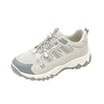 thumbnail image 3 of Willtoo Women's Outdoor Hiking Sneakers, Quick‑Lace Up Mesh Breathable Walking Shoes, Non‑Slip Rugged Sole Butterfly Pattern Accent Casual Sneakers, 3 of 6