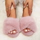 thumbnail image 2 of Zapatillas Elegantes de Mujer con Banda Cruzada de Piel Sintética con Suela y Suela Antideslizante de TPR, 2 of 5