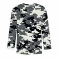 thumbnail image 3 of DODADAWANJ Camo T Shirts for Men Big and Tall 3/4 Length Sleeve Workout Tshirt Big and Tall Round Neck Summer Tees for Gym Fitness Gray XXXL, 3 of 4