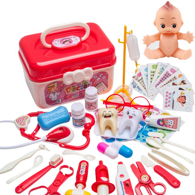 Juguetes Médicos Kit médico de dentista de 39 Uds., Kit médico interactivo, Kits médicos de simulación, los mejores regalos Tmvgtek libre de BPA