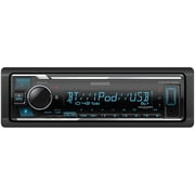 KENWOOD KMM-BT328U Single-DIN In-Dash Digital Media Receiver with Bluetooth, Amazon Alexa, and SiriusXM Ready
