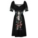 thumbnail image 4 of Elvís Présléy oficial Vintage diseño The King vestido de manga corta vestido de mujer verano 2025 vestidos para mujer vestidos de baile, 4 of 6