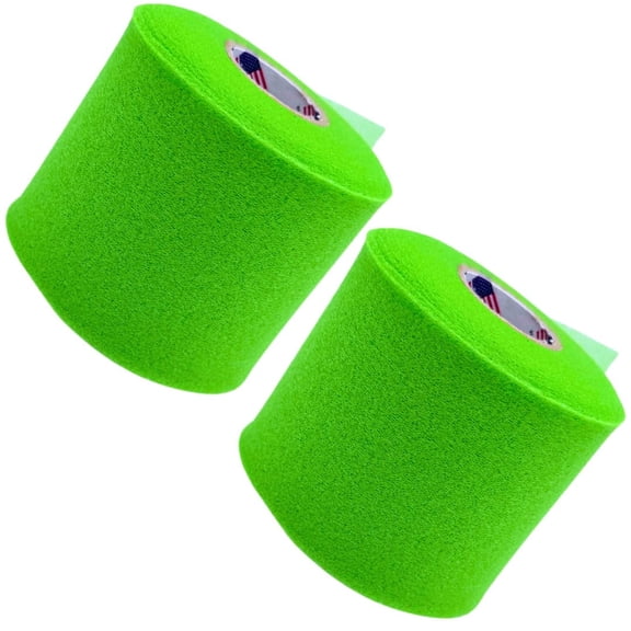 Shield Athletic Underwrap | 2 Roll Pack of PreWrap 2.75" X 30 Syards (Lime Green)
