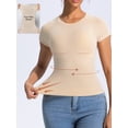 thumbnail image 5 of Athlemo Women's T-Shirts Round Neck Short-Sleeve Casual Tees Tops Undershirt, 5 of 8