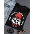 thumbnail image 3 of Frosty ICEE Wave Delight - Coldest Drink Town Graphic Women's T-shirt, 3 of 4