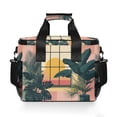 thumbnail image 7 of FORMRS Insulated Cooler Bag 24 Cans Capacity Soft Leakproof Lunch Box with Side Pockets, Pink Sunset, 7 of 7