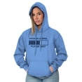 thumbnail image 4 of Sarcasm Loading Please Wait Unisex Plus Fleece Graphic Hoodie Brisco Brands 2X, 4 of 5