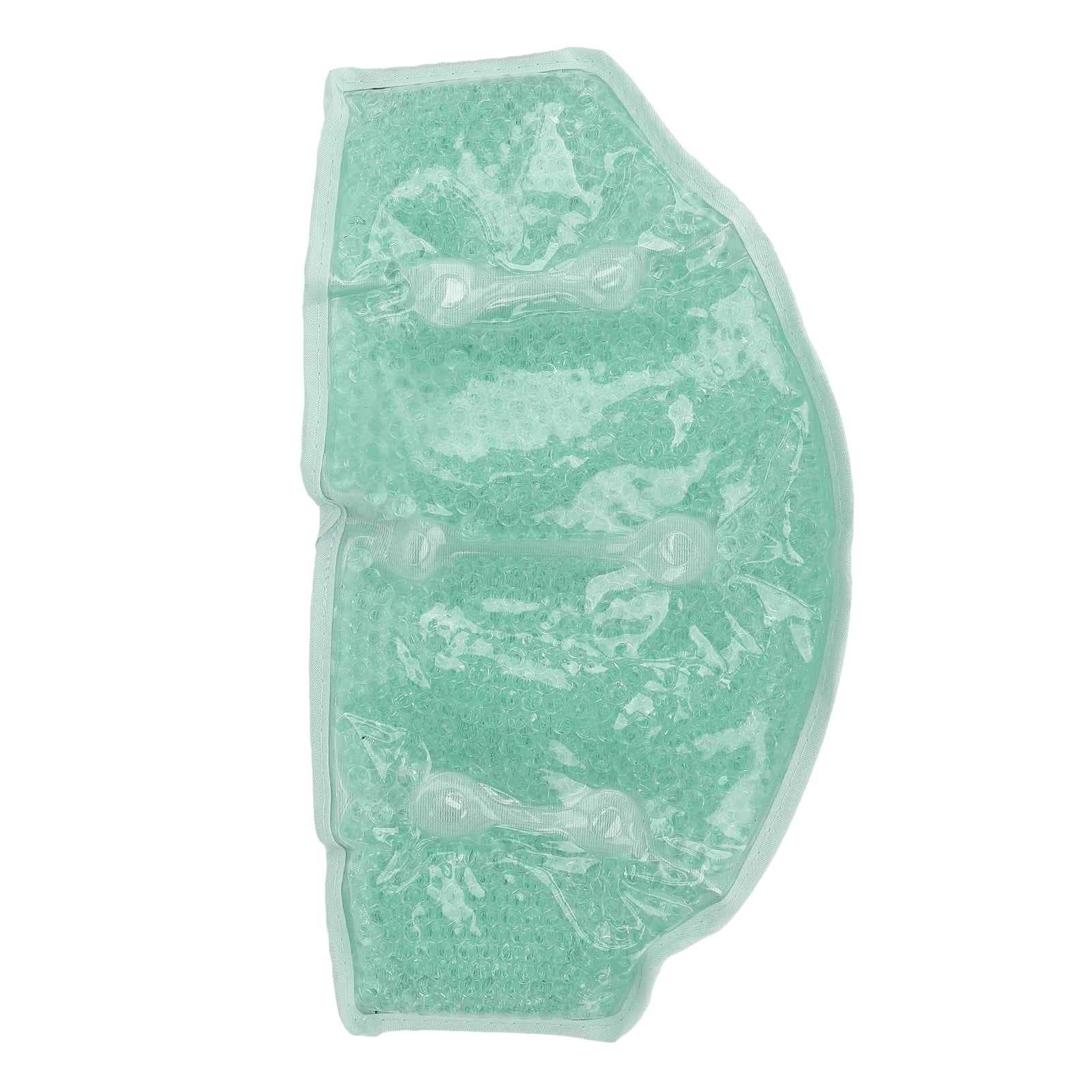 Yajisi Reusable Gel Bead Neck Wrap for Pain Relief, Hot Cold Compress Therapy Cooling Neck Pack, Green (11 x 6.7 inches / 28 x 17 cm)