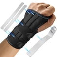 thumbnail image 1 of Wrist Support Strap Adjustable Wrist Brace for Gym Workout Weightlifting Training Left Right Hand, 1 of 7