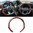 thumbnail image 6 of Non-Slip Leather Carbon Fiber Steering Wheel Cover, 14.5-15 Inches Universal Fit for Cars & Trucks, Breathable Auto Interior Protective Accessory, 6 of 12