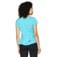 thumbnail image 2 of Calvin Klein Performance Women's Overlapping Ruffle Back tee Small, 2 of 2