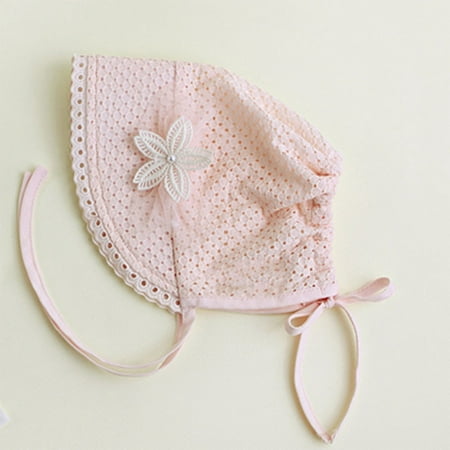 2019 Hot Sale Newborn Infant Beach Bucket Hat Baby Girl Boy Sun Summer Pure Color Cap Lace