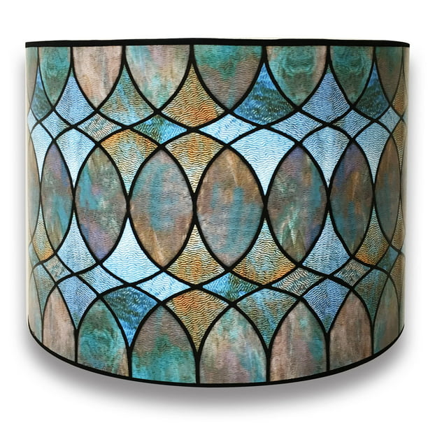 Water Color Design Handmade Lamp Shade, Modern Design Lamp Shades