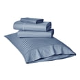 thumbnail image 2 of Kathy Ireland 500 Thread Count Damask Stripe Sheet Set with Optifit, 2 of 3