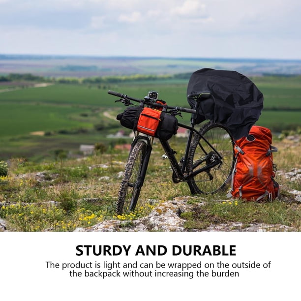 Housse Anti-Pluie Pour Sac à Dos 41-55L – Réfléchissante, Imperméable, Élastique – Idéale Vélo, Randonnée, Camping