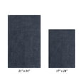 thumbnail image 3 of Better Trends 2 Piece Bathroom Rug Set 100% Polyester (17" x 24" | 21" x 34") Bath Rug, Water Absorbent Non-Slip Bath Mat Machine Washable Micro Plush Collection - Charcoal, 3 of 6