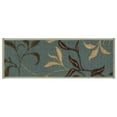 thumbnail image 4 of Ottomanson Ottohome Collection Non-Slip Rubberback Leaves Design Indoor Rug/ Mat, 4 of 7