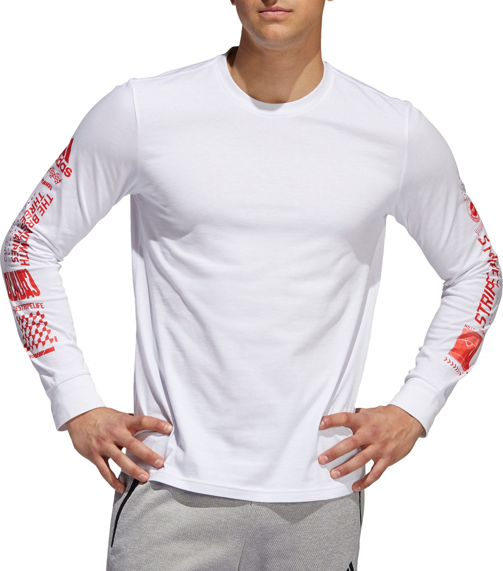 adidas amplifier long sleeve tee