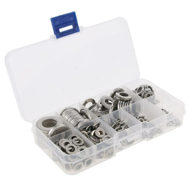 Accesorios de hardware Sharpla Arandelas planas de acero inoxidable 580PCS Pack