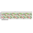 thumbnail image 2 of Flamingo Sofa Upholstery Fabric by the Yard, Flamingos with Exotic Hawaiian Leaves Flowers on Striped Vintage Background, Decorative Fabric for DIY and Home Accents, Green Pink White by Ambesonne, 2 of 4