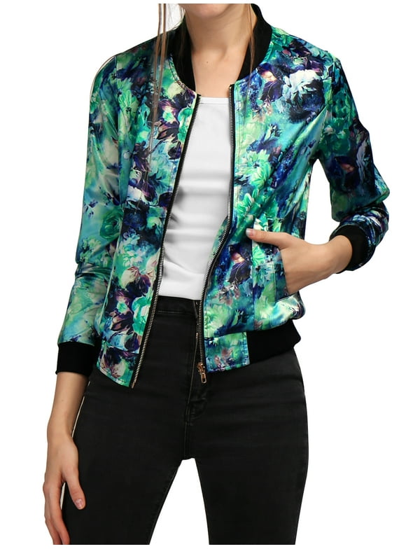 Women's Floral Bomber Jackets