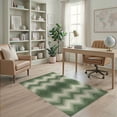 thumbnail image 2 of ODIKA Transitional Boho Ombre Geometric With Pinstripe Detail Accents Stain Resistant Low Profile for Dorm Room, Small Living Apartment, 2 of 7