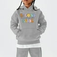 thumbnail image 6 of Mercatoo Girls Boys School Season Graphic Cute Fashion Oversized Aesthetic Sweatshirts Kids Summer Hooded Top 𝗕ack to School Shirt, 6 of 7