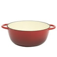 thumbnail image 2 of Gibson Home Addlestone 2.65 Quart Enamel Cast Iron Dutch Oven - Red, 2 of 10