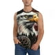 thumbnail image 1 of Balery Retro American Eagle A Camisetas sin mangas para hombre, absorbe la humedad y protege contra el mal olor.-3X-Large, 1 of 7