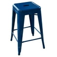 thumbnail image 4 of AmeriHome Loft Blue 24 in. Metal Bar Stool - 3 Piece, 4 of 5