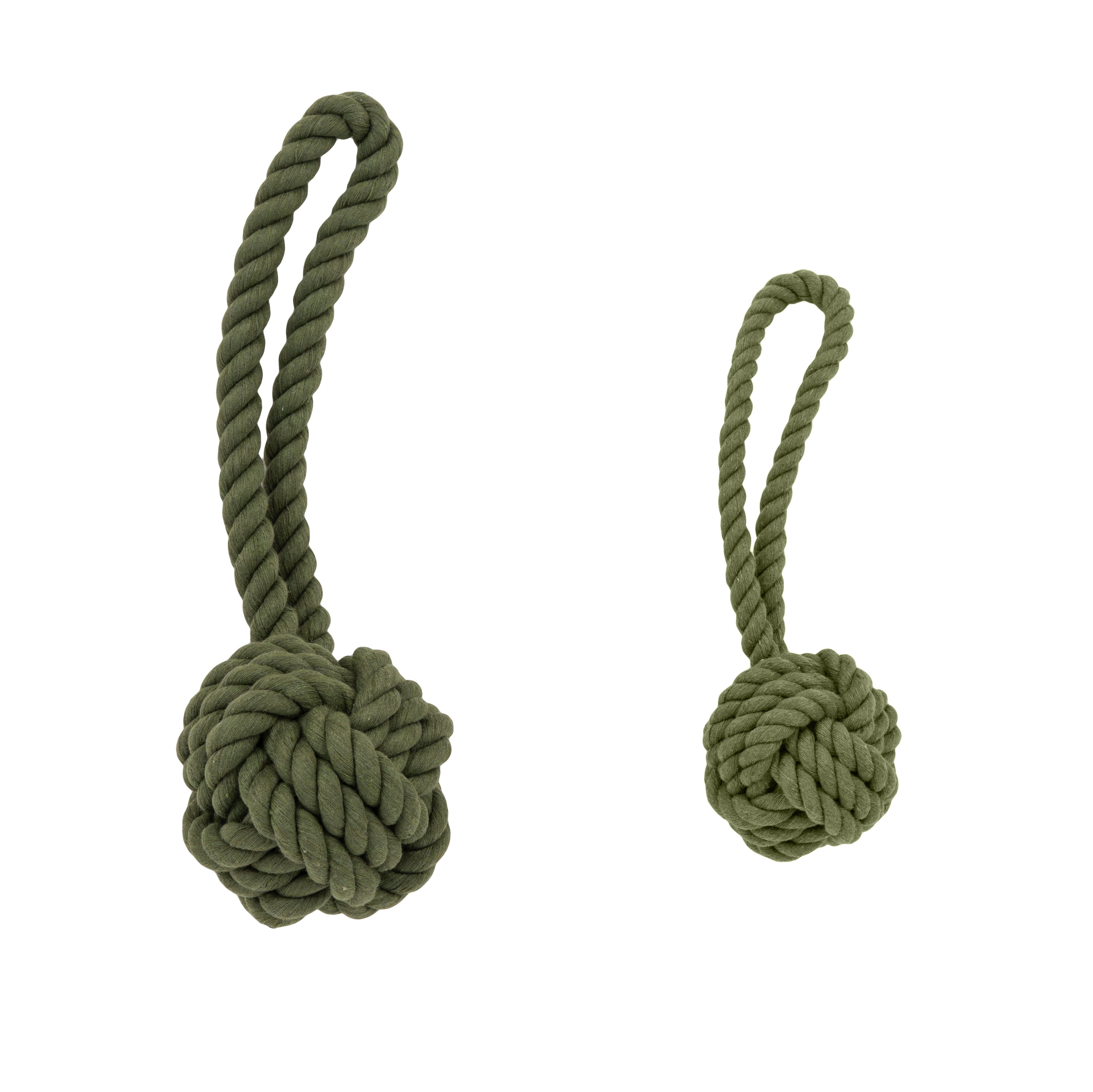 Harry Barker Tug & Toss Large Cotton Rope Pet Toy in Green