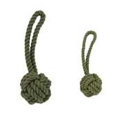 Harry Barker Tug & Toss Large Cotton Rope Pet Toy in Green