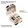 thumbnail image 2 of Valentine's Day Jewelry Display and Organizer: Portable Square Travel Case for Rings, Earrings, Necklaces, Bracelets - Suitable for Girls and Women, 2 of 6